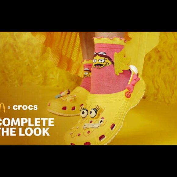 MCDONALD’S X CROCS CLASSIC CLOG Yellow Birdie Adult Unisex W 10 / M 8- NEW - Picture 8 of 8